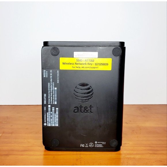 Motorola NVG510 WiFi 4-Port DSL Modem Router for AT&T U-Verse Wireless Router - Picture 4 of 6